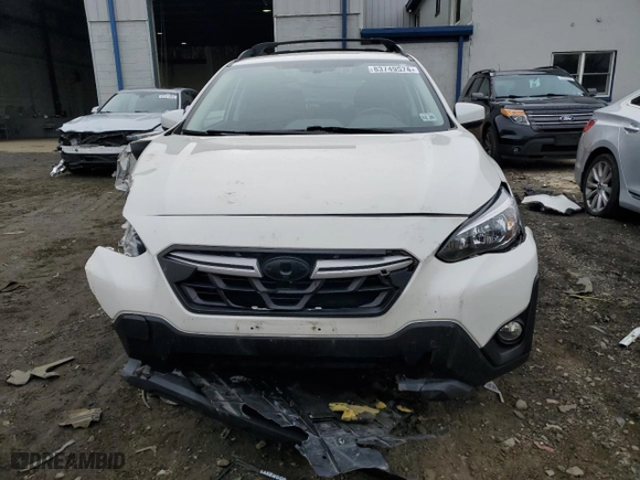 2021 Subaru Crosstrek Premium with VIN JF2GTAPC8M8663076, listed as a Copart auction lot 83749574 with 50,677 mi miles and Salvage Title. Bid and sale history available at carsss.com. Image 5.