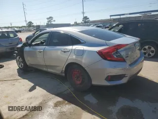 2016 Honda Civic Sedan LX with VIN 19XFC2F52GE046544, listed as a Copart auction lot 51968855 with 164,235 mi miles and Salvage Title. Bid and sale history available at carsss.com. Image 2.