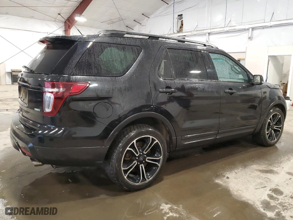 2013 Ford Explorer Sport with VIN 1FM5K8GT8DGC85375, listed as a Copart auction lot 46635765 with 105,128 mi miles and Salvage Title. Bid and sale history available at carsss.com. Image 3.