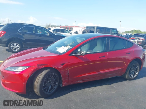 2025 Tesla Model 3 Long Range with VIN 5YJ3E1EA6SF967254, listed as a IAAI auction lot 42345651 with 1,180 mi miles and . Bid and sale history available at DreamBid. Image 6.