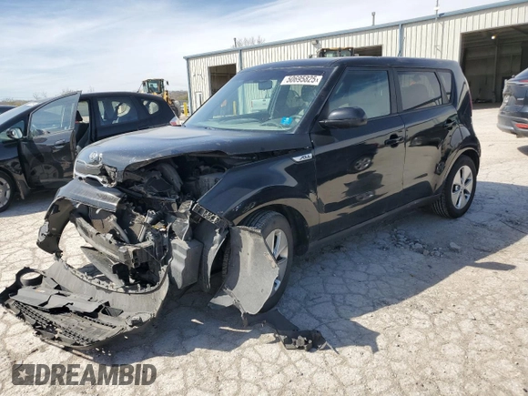 2016 Kia Soul with VIN KNDJN2A25G7337959, listed as a Copart auction lot 50695825 with 159,756 mi miles and Salvage Title. Bid and sale history available at carsss.com. Image 1.
