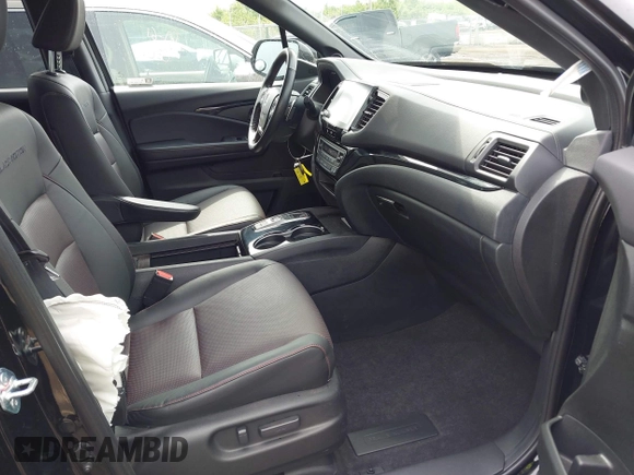 2023 Honda Ridgeline Black Edition with VIN 5FPYK3F83PB023481, listed as a IAAI auction lot 42157928 with 24,632 mi miles and . Bid and sale history available at DreamBid. Image 5.