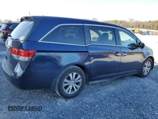 2017 Honda Odyssey SE with VIN 5FNRL5H36HB025430, listed as a Copart auction lot 87641025 with 123,258 mi miles and Salvage Title. Bid and sale history available at carsss.com. Image 3.