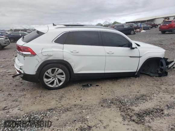 2020 Volkswagen Atlas SEL z VIN 1V2ME2CAXLC232299, wystawiony jako Copart lot #57298205 z przebiegiem 55 151 mil mil oraz Szkoda całkowita • Salvage title. Historia ofert i sprzedaży dostępna na DreamBid. Obrazek 3.