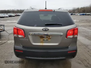 2013 Kia Sorento LX with VIN 5XYKTDA25DG362378, listed as a Copart auction lot 51508595 with 183,259 mi miles and Salvage Title. Bid and sale history available at carsss.com. Image 6.