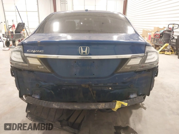 2015 Honda Civic Sedan EX-L with VIN 19XFB2F92FE206149, listed as a IAAI auction lot 41562377 with 153,303 mi miles. Bid and sale history available at carsss.com. Image 17.
