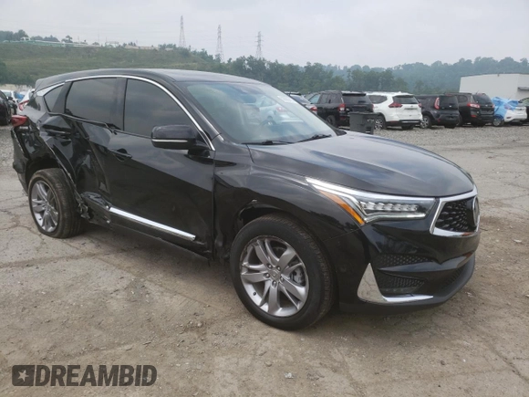 2021 Acura RDX w/Advance Package with VIN 5J8TC2H74ML044932, listed as a Copart auction lot 58003913 with 49,339 mi miles. Bid and sale history available at carsss.com. Image 4.