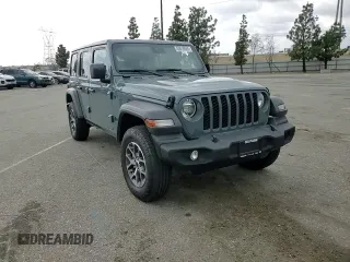 2024 Jeep Wrangler Sport S with VIN 1C4PJXDN4RW124924, listed as a Copart auction lot 50516555 with 7,747 mi miles and Salvage Title. Bid and sale history available at DreamBid. Image 12.