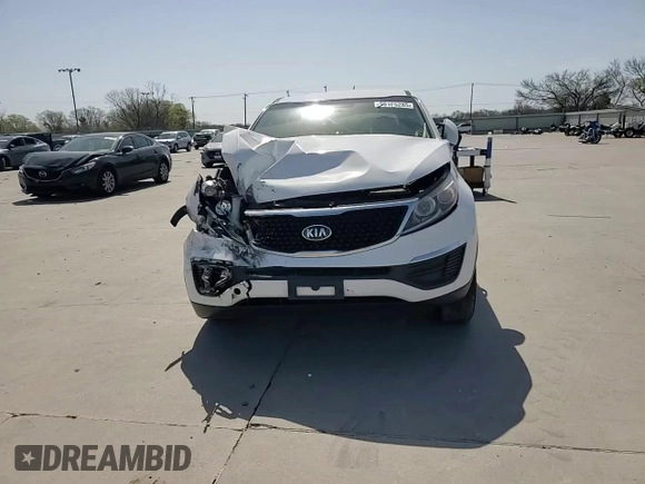 2015 Kia Sportage LX with VIN KNDPB3ACXF7762206, listed as a Copart auction lot 50105285 with 216,190 mi miles and Salvage Title. Bid and sale history available at DreamBid. Image 11.