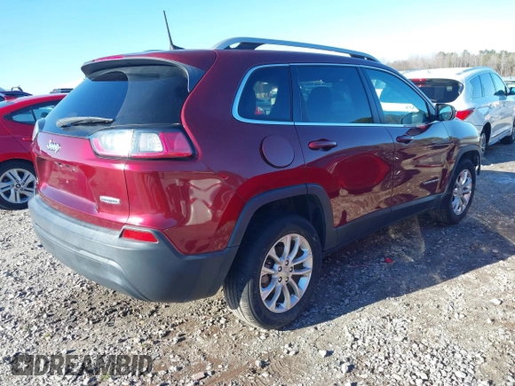 2019 Jeep Cherokee Latitude with VIN 1C4PJLCB8KD220444, listed as a IAAI auction lot 41245726 with 98,659 mi miles and . Bid and sale history available at DreamBid. Image 4.