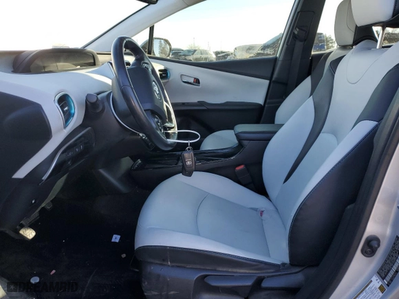 2022 Toyota Prius LE with VIN JTDL9MFU6N3037483, listed as a Copart auction lot 44243615 with 119,528 mi miles and Salvage Title. Bid and sale history available at carsss.com. Image 7.