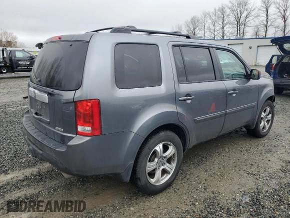 2013 Honda Pilot EX-L with VIN 5FNYF4H62DB050858, listed as a Copart auction lot 45587785 with 177,775 mi miles and Salvage Title. Bid and sale history available at carsss.com. Image 3.