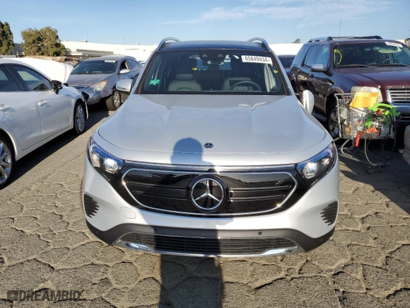 2023 Mercedes-Benz EQB with VIN W1N9M0KB8PN068675, listed as a Copart auction lot 65849434 with 3,022 mi miles and Salvage Title. Bid and sale history available at carsss.com. Image 5.