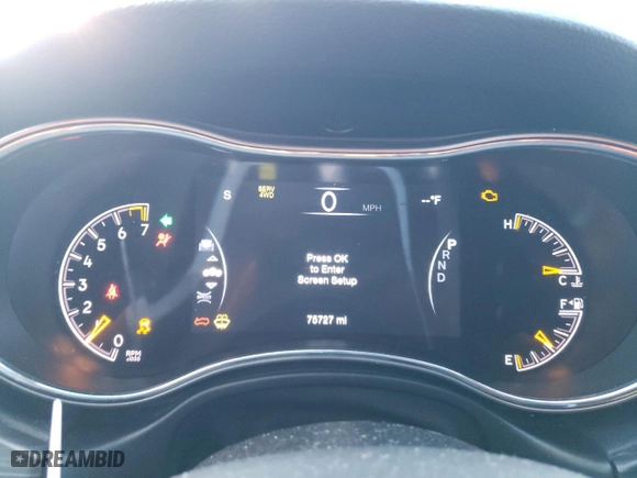 2019 Jeep Grand Cherokee Limited X with VIN 1C4RJFBG1KC784529, listed as a Copart auction lot 48338185 with 75,727 mi miles and Salvage Title. Bid and sale history available at carsss.com. Image 9.