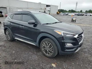 2019 Hyundai Tucson Limited with VIN KM8J3CAL2KU855344, listed as a Copart auction lot 61031495 with 45,622 mi miles and Salvage title. Bid and sale history available at DreamBid. Image 4.