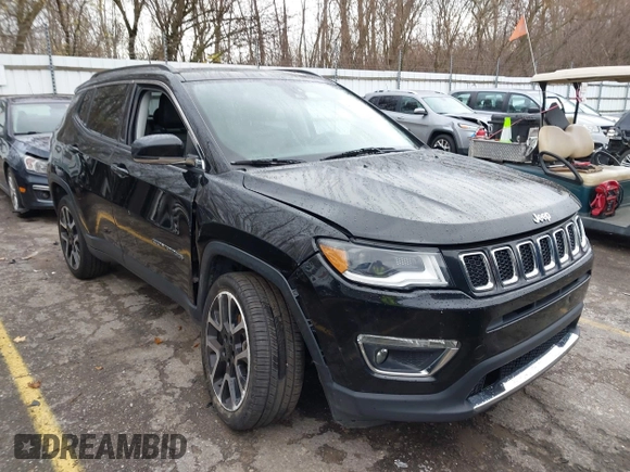 2021 Jeep Compass Limited with VIN 3C4NJDCB1MT526105, listed as a IAAI auction lot 40770390 with 89,856 mi miles and . Bid and sale history available at carsss.com. Image 1.
