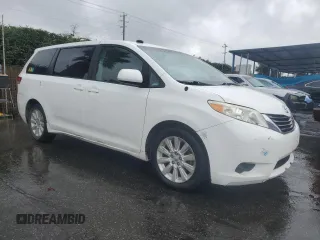 2014 Toyota Sienna LE with VIN 5TDJK3DC9ES092766, listed as a Copart auction lot 48005355 with 292,074 mi miles and Clean Title. Bid and sale history available at DreamBid. Image 4.