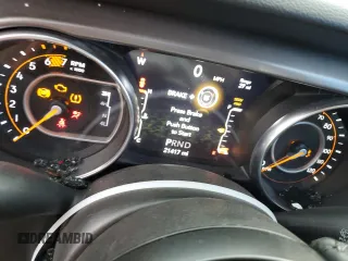 2023 Jeep Wrangler Willys z VIN 1C4HJXAG6PW546281, wystawiony jako Copart lot #74006354 z przebiegiem 21 417 mil mil oraz Szkoda całkowita • Salvage title. Historia ofert i sprzedaży dostępna na DreamBid. Obrazek 9.