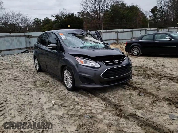 2017 Ford C-Max Energi SE with VIN 1FADP5EU5HL105056, listed as a Copart auction lot 40636914 with 0 mi miles and Salvage Title. Bid and sale history available at carsss.com. Image 12.