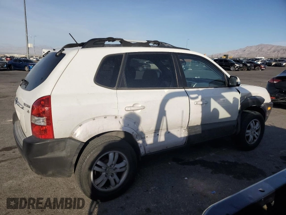 2007 Hyundai Tucson SE with VIN KM8JN12D27U612081, listed as a Copart auction lot 51267065 with 230,483 mi miles and Clean Title. Bid and sale history available at carsss.com. Image 3.