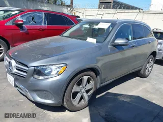 2017 Mercedes-Benz GLC with VIN WDC0G4JB9HF172775, listed as a IAAI auction lot 41865330 with 55,917 mi miles. Bid and sale history available at carsss.com. Image 2.