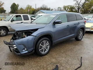 2019 Toyota Highlander SE with VIN 5TDJZRFH9KS711238, listed as a Copart auction lot 80143574 with 36,179 mi miles and Salvage title. Bid and sale history available at DreamBid. Image 1.
