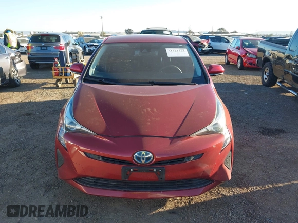 2017 Toyota Prius Two with VIN JTDKBRFU7H3571044, listed as a IAAI auction lot 41625663 with 89,343 mi miles and . Bid and sale history available at carsss.com. Image 13.