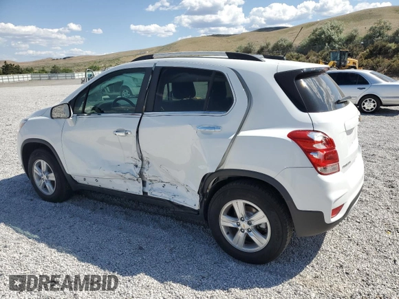 2020 Chevrolet Trax LT with VIN KL7CJPSB2LB068551, listed as a Copart auction lot 61401735 with 63,003 mi miles and Salvage title. Bid and sale history available at DreamBid. Image 2.