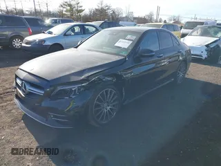2019 Mercedes-Benz C 43 AMG with VIN 55SWF6EB8KU299343, listed as a IAAI auction lot 41432149 with 40,744 mi miles and . Bid and sale history available at DreamBid. Image 2.