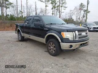 2009 Ford F-150 XL with VIN 1FTPW12VX9FB14223, listed as a IAAI auction lot 41526143 with 1 mi miles. Bid and sale history available at carsss.com. Image 1.