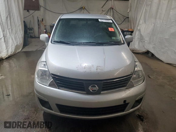 2007 Nissan Versa 1.8 S with VIN 3N1BC13E07L438451, listed as a Copart auction lot 47119205 with 308,275 mi miles and Salvage Title. Bid and sale history available at carsss.com. Image 5.