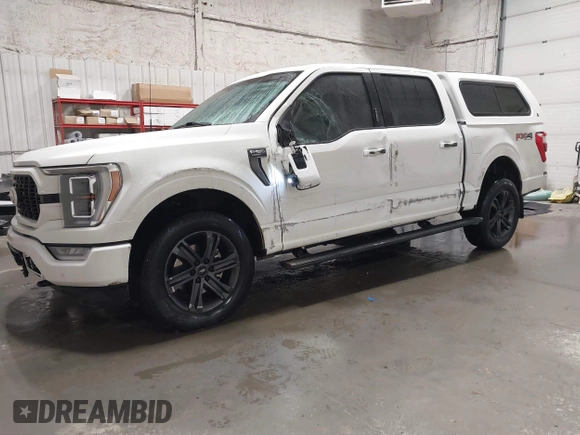 2023 Ford F-150 XL with VIN 1FTFW1ED8PFC32279, listed as a IAAI auction lot 41552160 with 16,368 mi miles. Bid and sale history available at carsss.com. Image 17.