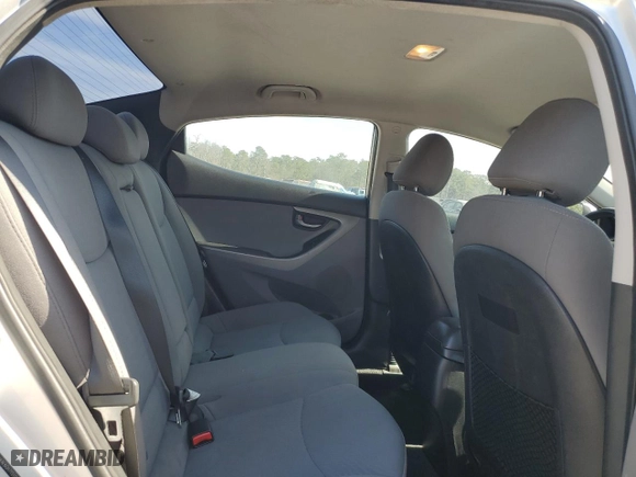 2016 Hyundai Elantra SE with VIN 5NPDH4AE6GH715101, listed as a Copart auction lot 46816715 with 133,348 mi miles and Salvage Title. Bid and sale history available at carsss.com. Image 10.