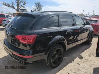 2015 Audi Q7 3.0T S line Prestige with VIN WA1DGBFE1FD011144, listed as a Copart auction lot 76687244 with 70,709 mi miles and Non Repairable. Bid and sale history available at carsss.com. Image 3.