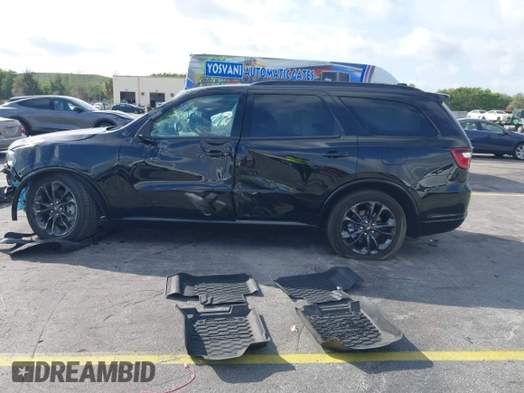 2024 Dodge Durango GT Plus with VIN 1C4RDHDG6RC248475, listed as a IAAI auction lot 41607524 with 5,245 mi miles and . Bid and sale history available at DreamBid. Image 14.