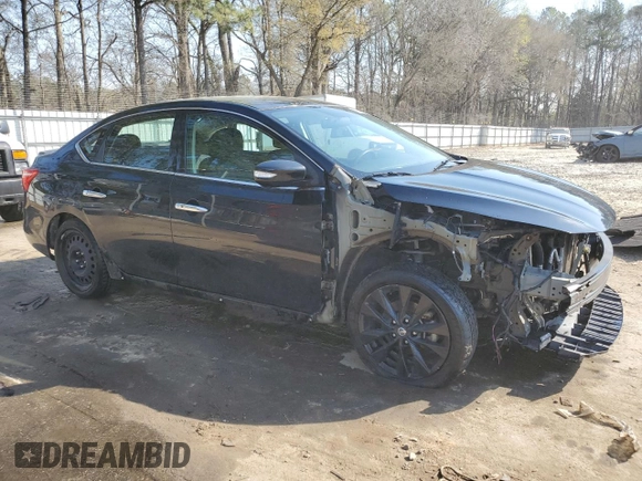 2017 Nissan Sentra S with VIN 3N1AB7AP3HY392978, listed as a Copart auction lot 47492374 with 55,888 mi miles and Salvage title. Bid and sale history available at DreamBid. Image 4.