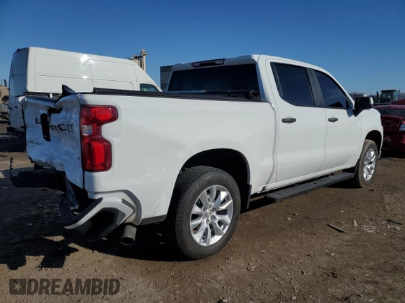 2020 Chevrolet Silverado 1500 Custom with VIN 1GCPWBEHXLZ268335, listed as a Copart auction lot 77532823 with 95,323 mi miles and Non Repairable. Bid and sale history available at carsss.com. Image 3.