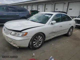 2007 Hyundai Azera SE with VIN KMHFC46F47A216700, listed as a Copart auction lot 64715524 with 117,819 mi miles and Salvage Title. Bid and sale history available at carsss.com. Image 1.