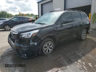 2020 Subaru Forester Premium with VIN JF2SKAJC9LH500960, listed as a Copart auction lot 62294135 with 57,335 mi miles and Salvage title. Bid and sale history available at DreamBid. Image 1.