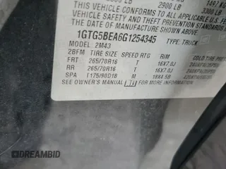 2016 GMC Canyon 2WD with VIN 1GTG5BEA6G1254345, listed as a Copart auction lot 73164174 with 75,833 mi miles and Salvage Title. Bid and sale history available at carsss.com. Image 14.