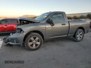2013 Ram 1500 Express with VIN 3C6JR6AT8DG545992, listed as a Copart auction lot 43581895 with 109,461 mi miles and Salvage title. Bid and sale history available at DreamBid. Image 1.
