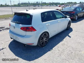 2017 Volkswagen Golf GTI S with VIN 3VW447AU2HM020448, listed as a IAAI auction lot 41830077 with 52,528 mi miles. Bid and sale history available at carsss.com. Image 4.