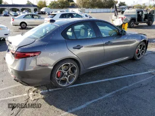 2022 Alfa Romeo Giulia Ti with VIN ZARFAMBN8N7656863, listed as a Copart auction lot 68858332 with 5,826 mi miles. Bid and sale history available at carsss.com. Image 3.
