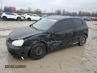 2009 Volkswagen Rabbit S with VIN WVWAB71K19W110539, listed as a Copart auction lot 85843454 with 0 mi miles and Salvage Title. Bid and sale history available at carsss.com. Image 1.
