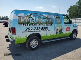 2014 Ford Econoline Cargo Commercial with VIN 1FTNE2EWXEDA53837, listed as a Copart auction lot 61743185 with 158,968 mi miles and Salvage title. Bid and sale history available at DreamBid. Image 3.