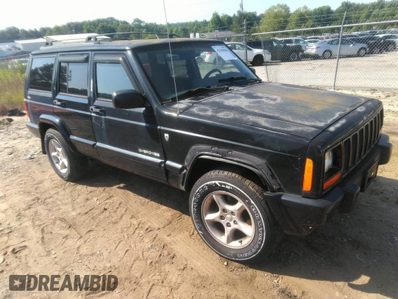 2001 Jeep Cherokee Sport with VIN 1J4FF48S61L621324, listed as a IAAI auction lot 42586960 with 213,198 mi miles and . Bid and sale history available at DreamBid. Image 1.