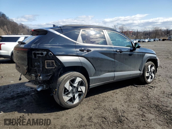 2024 Hyundai Kona Limited with VIN KM8HECA31RU115237, listed as a Copart auction lot 52013075 with 10,442 mi miles and Salvage Title. Bid and sale history available at carsss.com. Image 3.