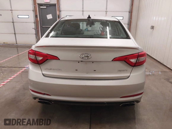 2015 Hyundai Sonata Sport with VIN 5NPE34AF3FH141616, listed as a IAAI auction lot 41005650 with 138,291 mi miles and . Bid and sale history available at DreamBid. Image 16.