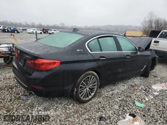 2018 BMW 5 Series 530e xDrive with VIN WBAJB1C56JB085246, listed as a Copart auction lot 43866375 with Not Provided miles and Salvage Title. Bid and sale history available at DreamBid. Image 3.