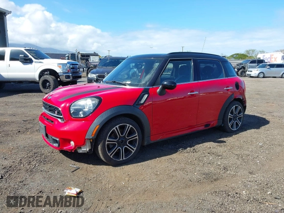2015 MINI Countryman S with VIN WMWZC3C52FWT05204, listed as a IAAI auction lot 41492775 with 80,785 mi miles and . Bid and sale history available at DreamBid. Image 6.